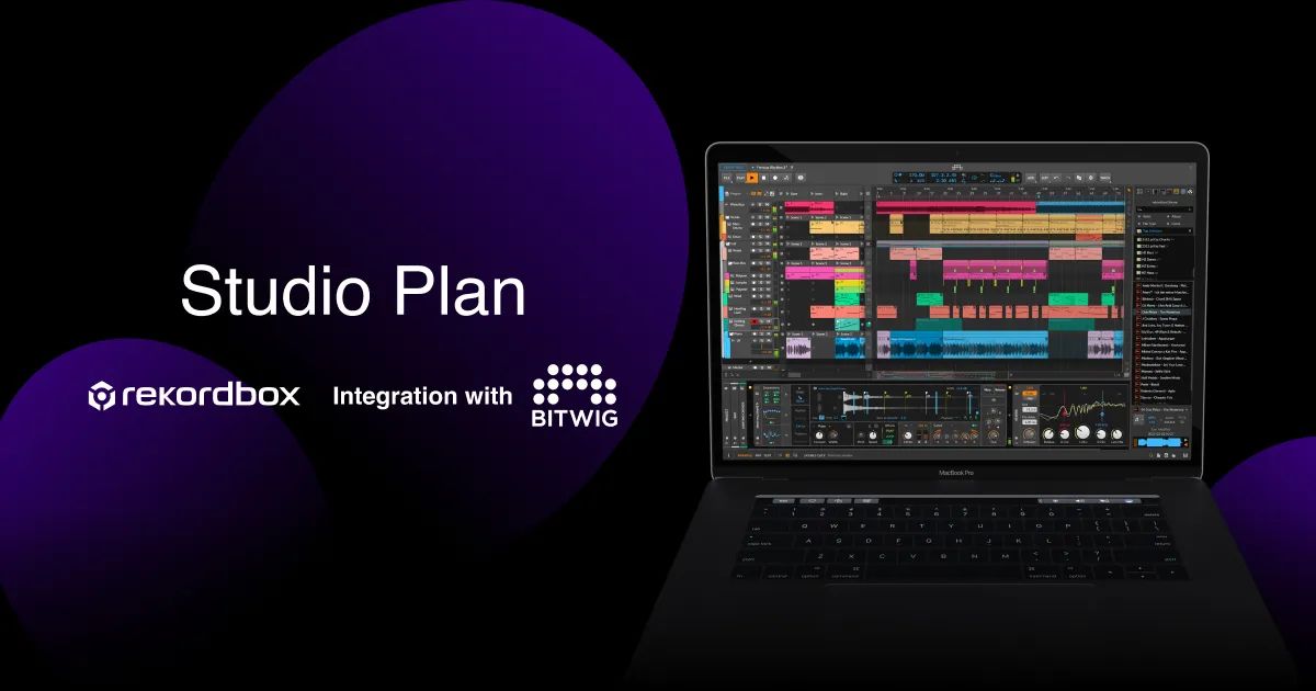 AlphaTheta lance le Studio Plan : Bitwig Studio Essentials à 7 dollars par mois, relié à la bibliothèque rekordbox