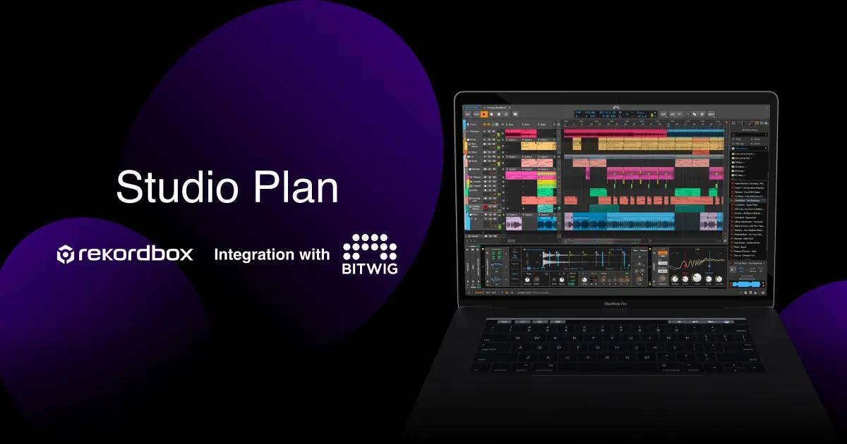 AlphaTheta lance le Studio Plan : Bitwig Studio Essentials à 7 dollars par mois, relié à la bibliothèque rekordbox