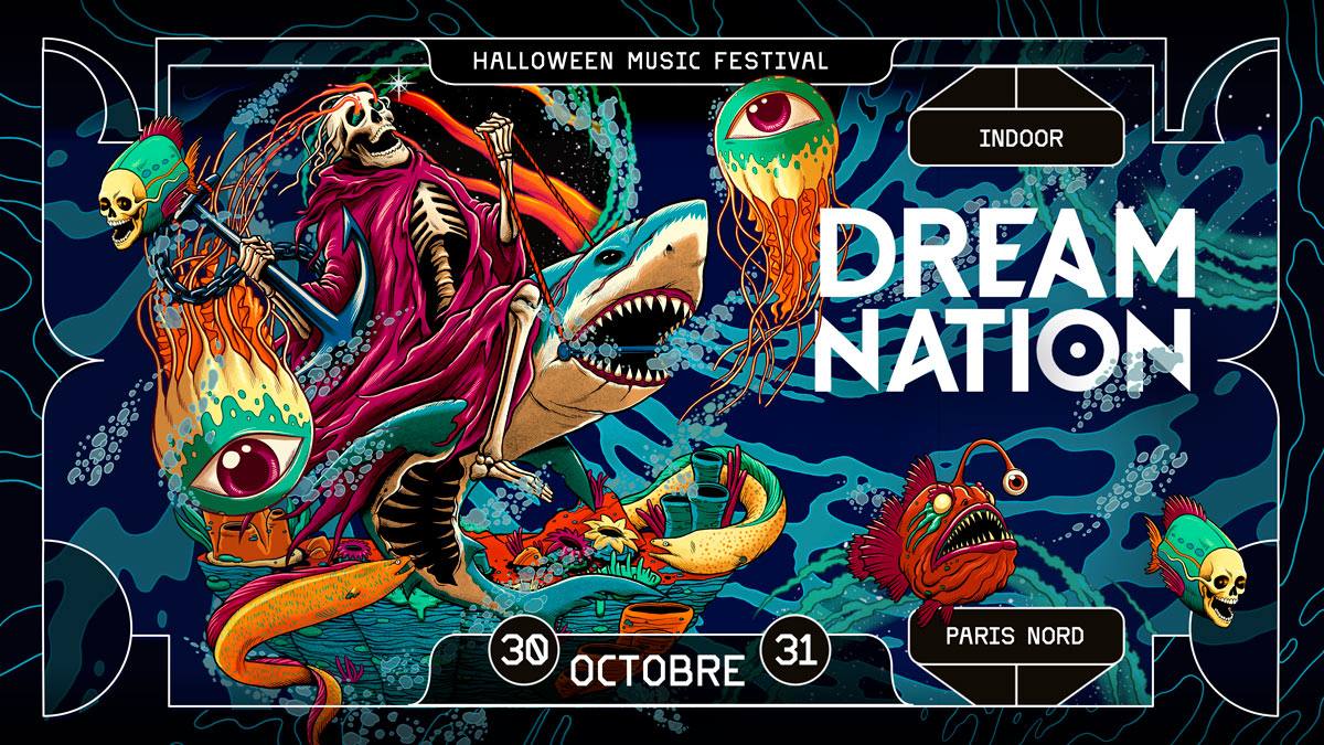 Dream Nation 2026 : six scènes et plus de 60 artistes à Villepinte pour Halloween, de Pendulum à Angerfist