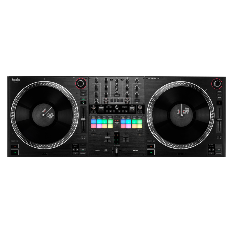 Hercules lance le DJControl T10 : des plateaux motorisés de 10 pouces pour 1 299 €