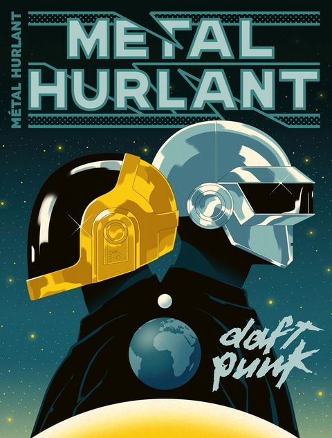 Métal Hurlant consacre un hors-série de 272 pages à Daft Punk, en librairie le 14 octobre