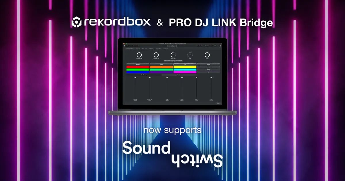 SoundSwitch 2.11 s'ouvre à rekordbox : la lumière pilotée par le set arrive dans l'écosystème AlphaTheta